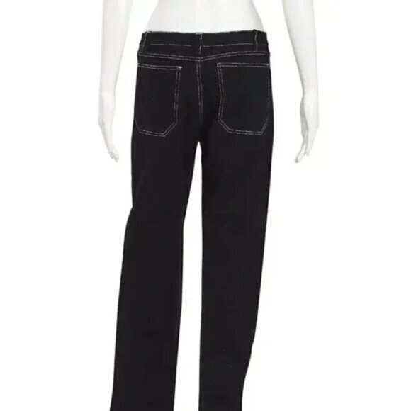 Brashy Studios Y2K Grunge Straight Leg Gotland Carpenter Jeans Pants - Picture 8 of 8